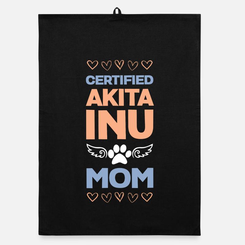 Akita Inu Mom Certified Organic Geschirrtuch