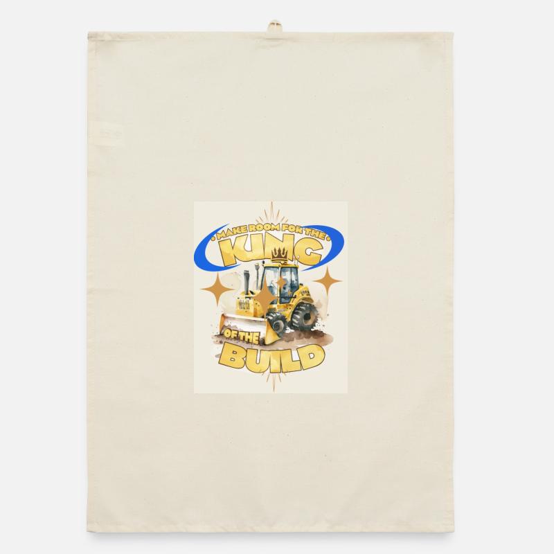 Royal Construction Design Traktor Organic Geschirrtuch