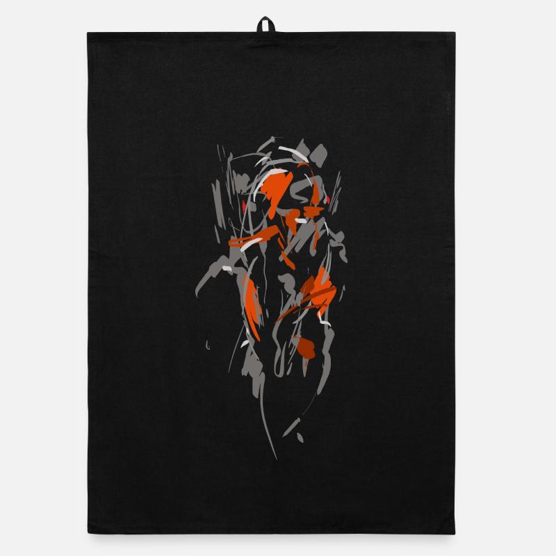 abstract cocoon Organic dish towel