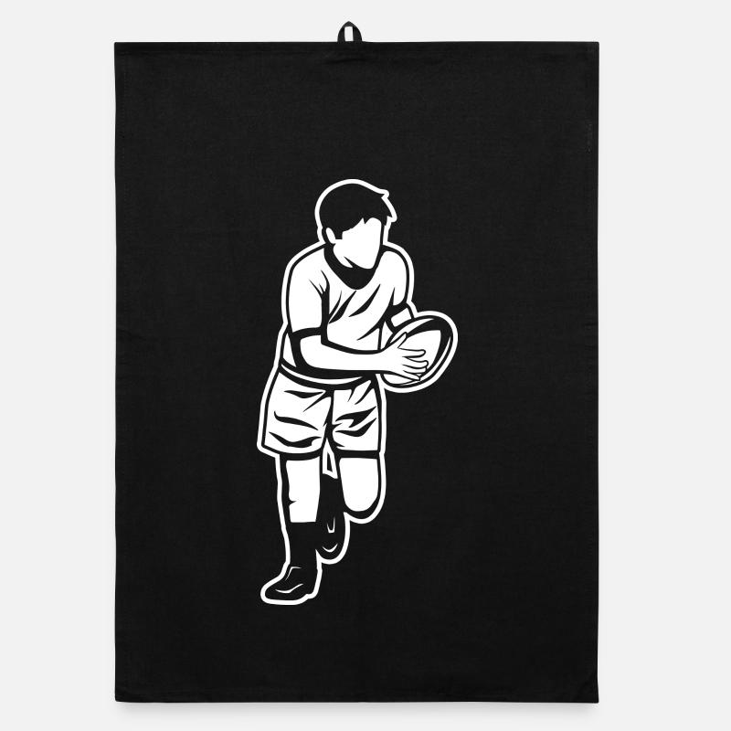 Children's Rugby Organic dish towel