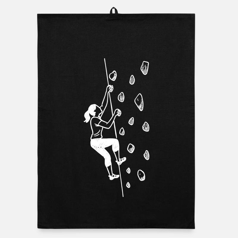 Femmes Bouldering Shirt – Minimalisme graphique Torchon bio