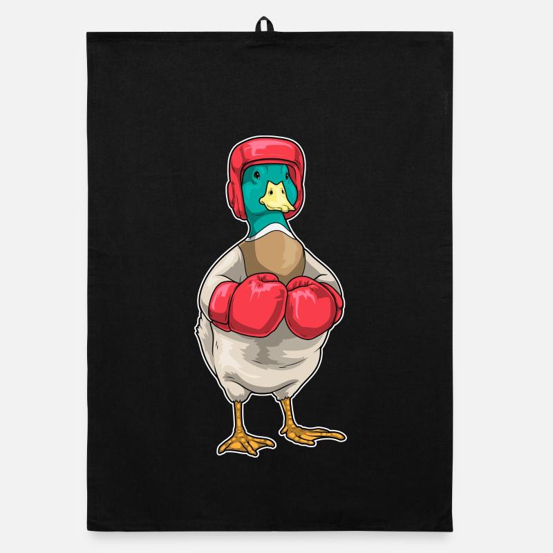 Duck Boxer Gants de boxe Boxe Boxe Torchon bio