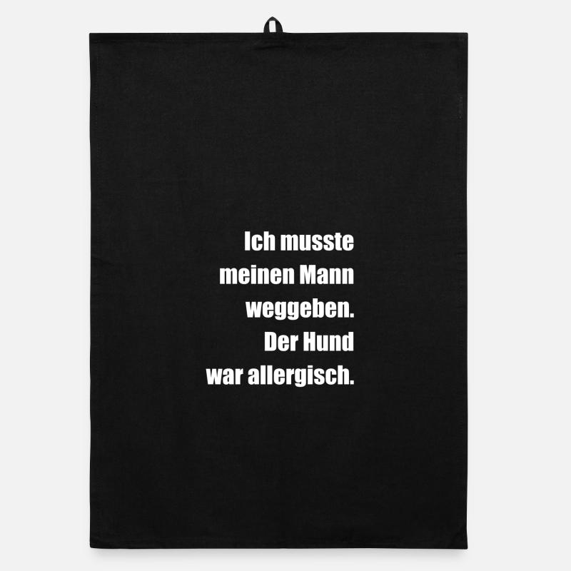 Ausdrucksstarker Slogan  Organic Geschirrtuch