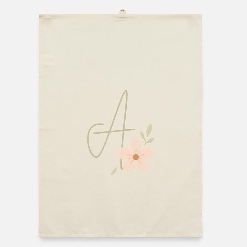 Monogramme A Floral Torchon bio