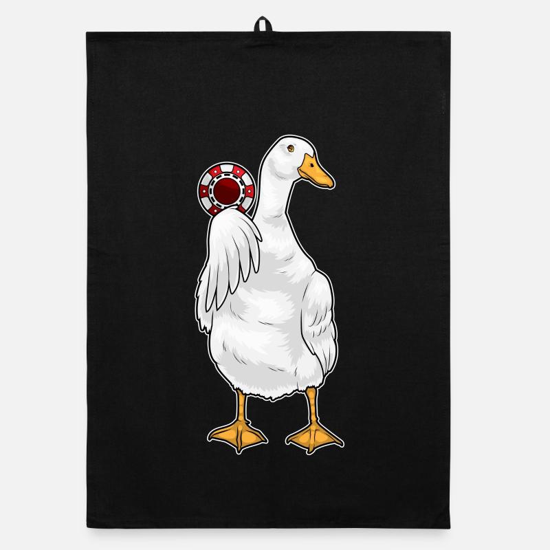 Duck Poker Jetons de poker Torchon bio