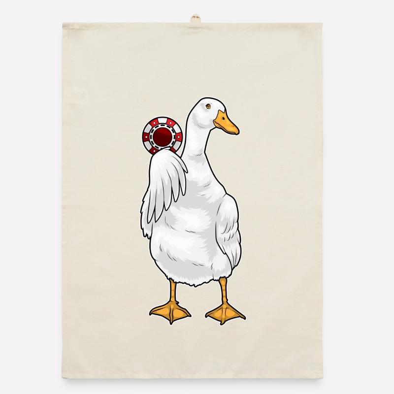 Duck Poker Jetons de poker Torchon bio