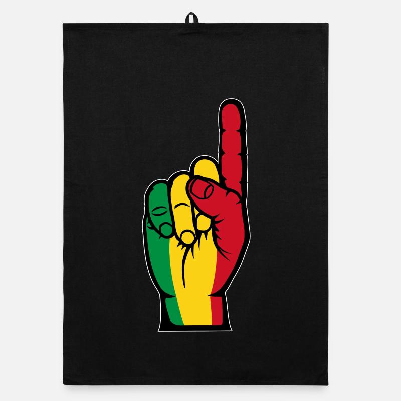 Mali flag number 1 Organic dish towel