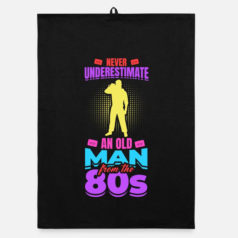 80s grandfather Organic dish towel