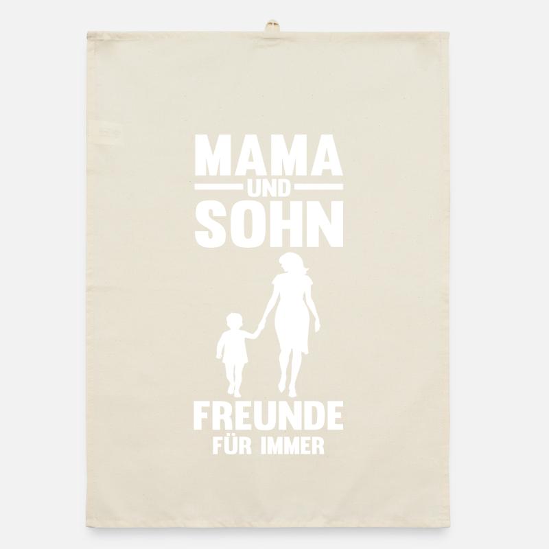 Mama Und Sohn Beste Freunde Organic Geschirrtuch