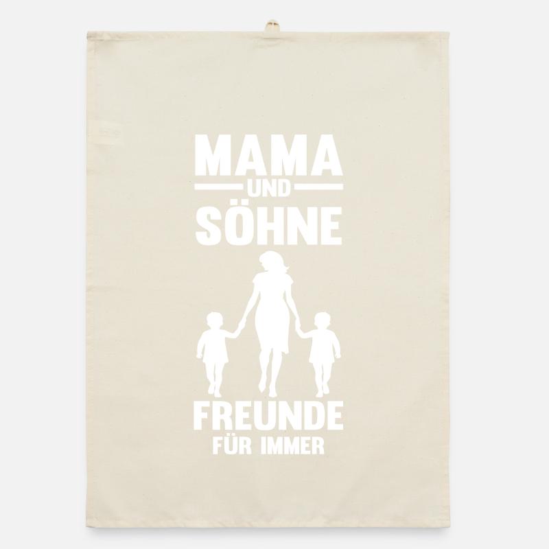 Mama Und Söhne Beste Freunde Organic Geschirrtuch