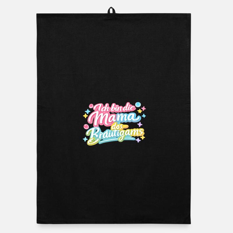 Mama des Bräutigams Geschenkidee Organic Geschirrtuch