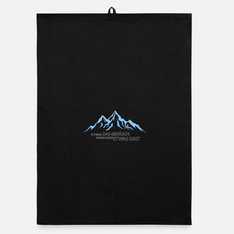 Montagne, silence, amour du bruit Torchon bio