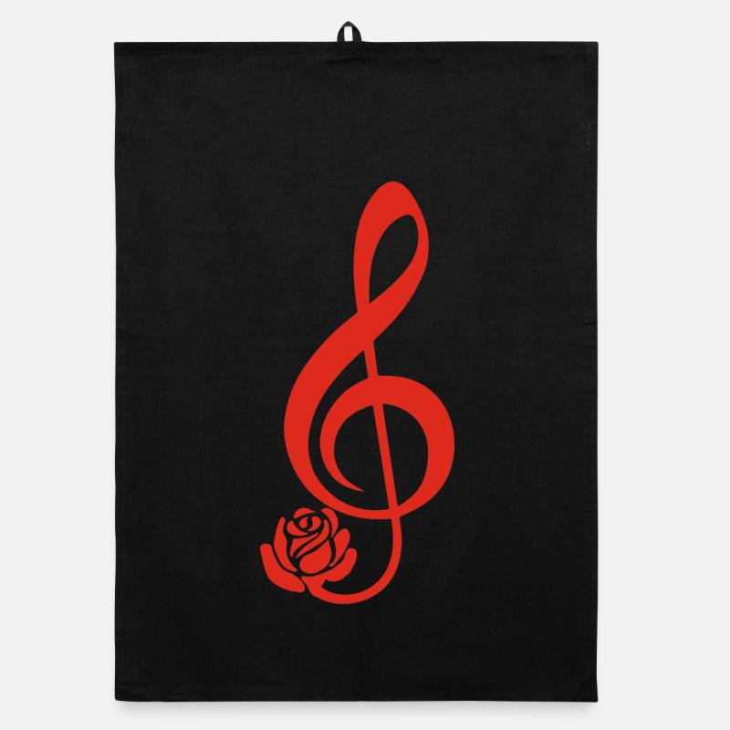 Red soil key in bloom Organic dish towel