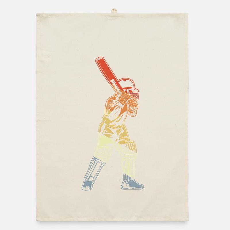 Frappeur de cricket rétro Torchon bio