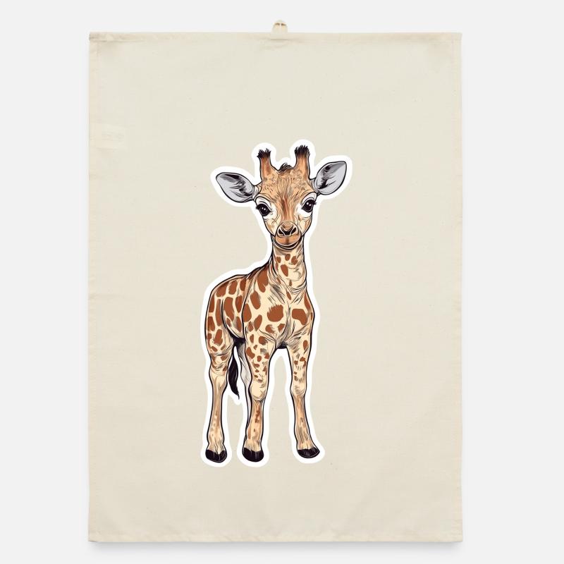 Giraffe Organic dish towel