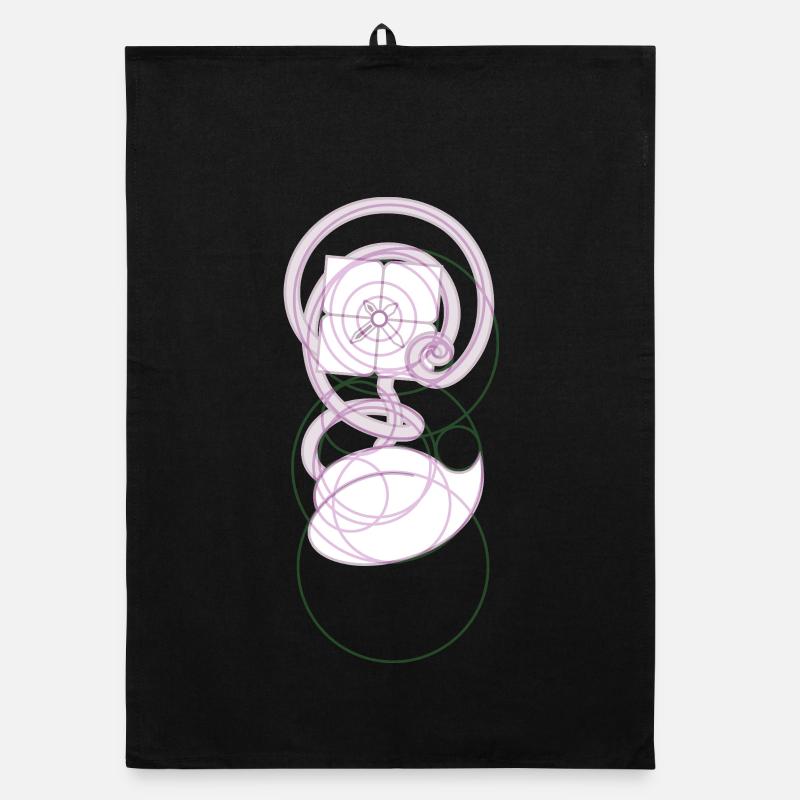 Éclore en équilibre – la fleur du Nombre d’Or Torchon bio