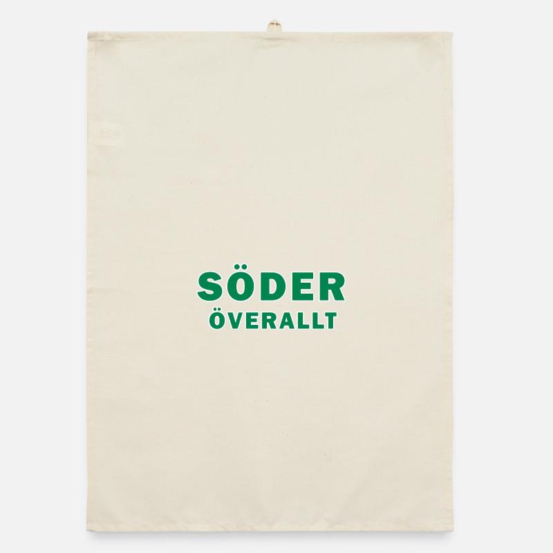 South Everywhere Text Graphics Organic dish towel