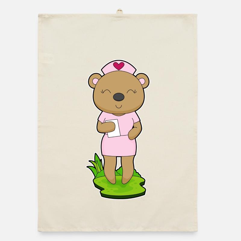 Infirmière Bear Torchon bio
