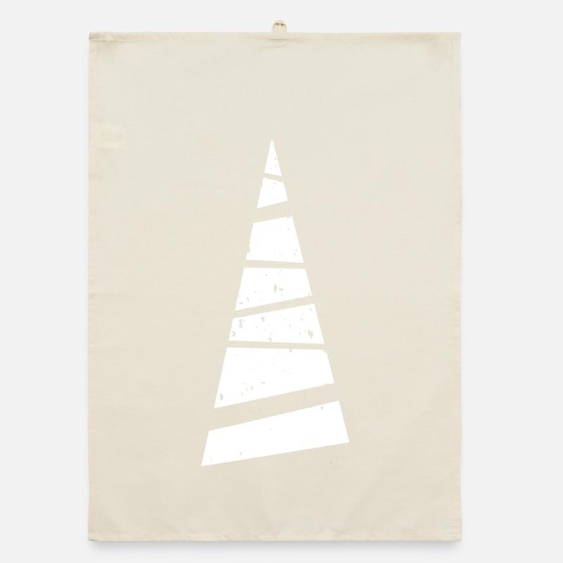Christmas Tree - Weihnachtsbaum - Weihnachten Organic Geschirrtuch