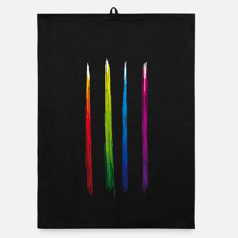 Bande de couleurs Torchon bio