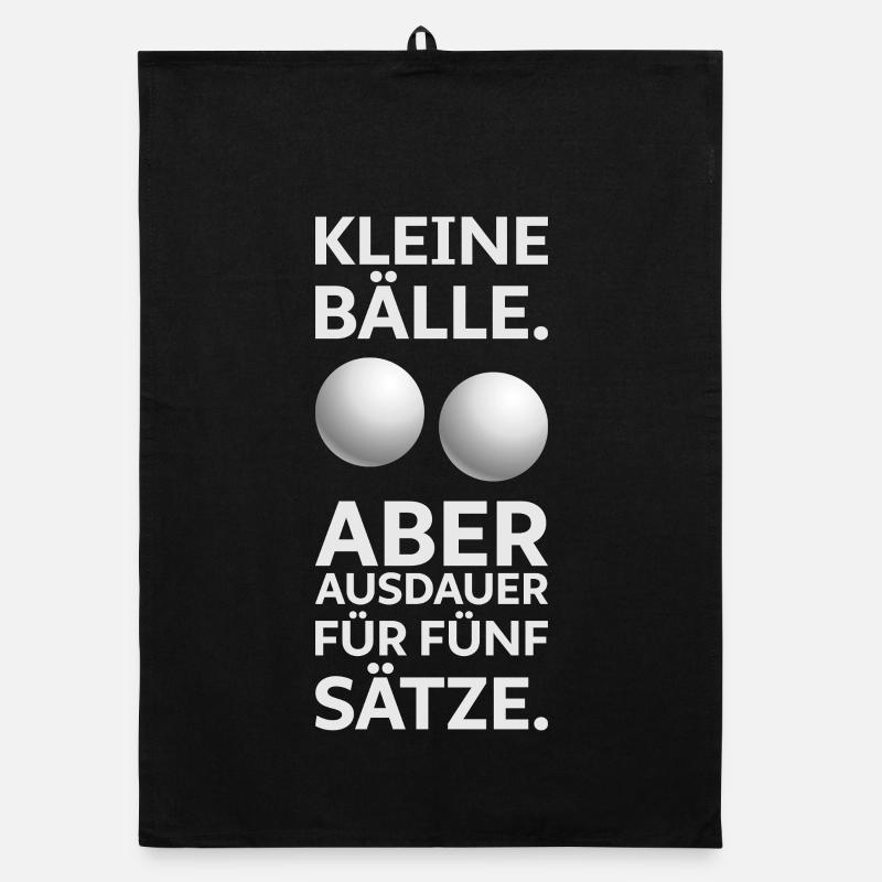 Petites balles, 5 séries d’endurance ! Tennis de table Torchon bio