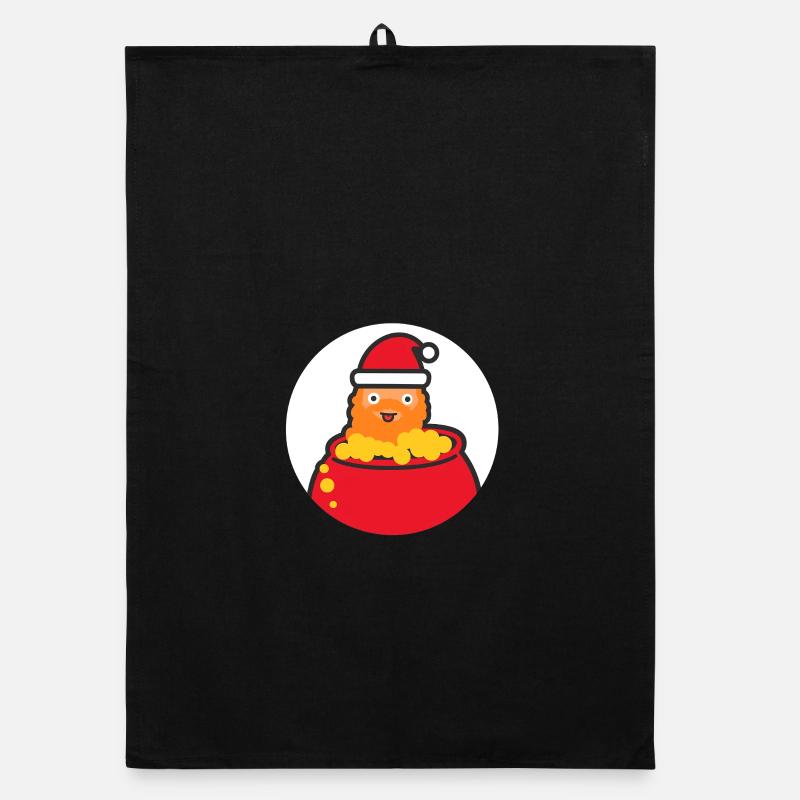 Ginger_cs2-Abzeichen mit Weihnachtsmotiv! Organic Geschirrtuch
