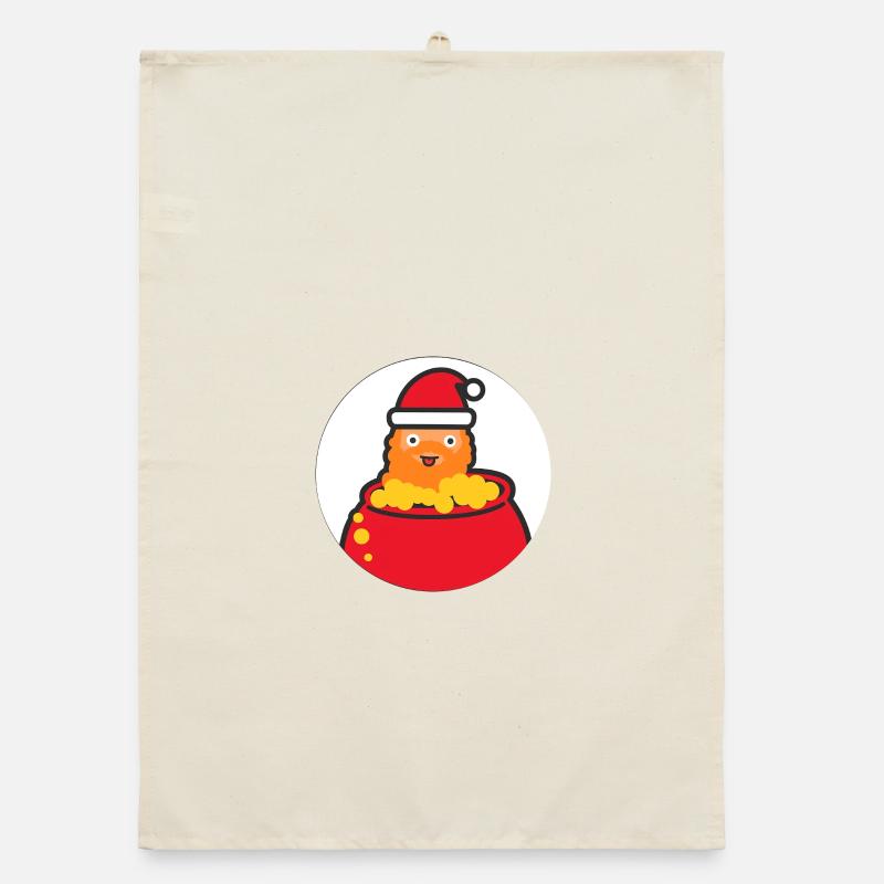 Ginger_cs2-Abzeichen mit Weihnachtsmotiv! Organic Geschirrtuch