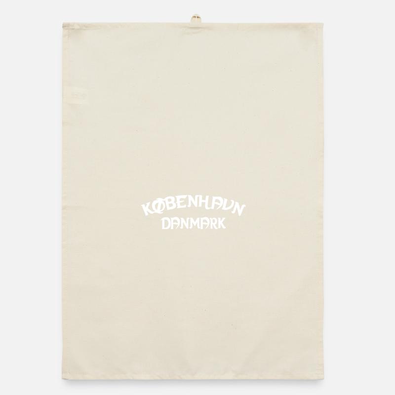 Copenhague pour toujours, Danemark Torchon bio