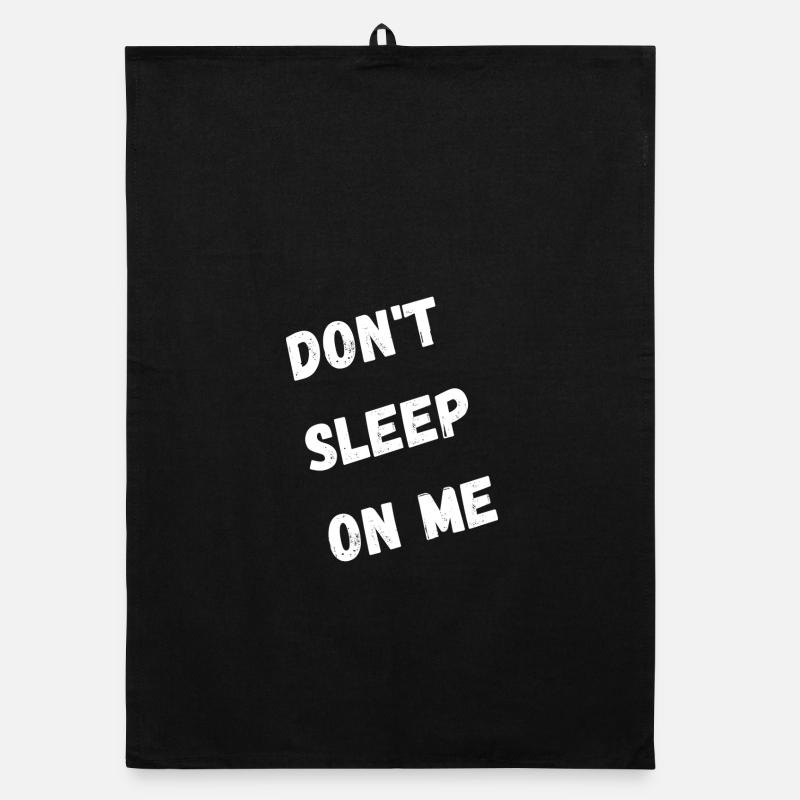 Inklusive Sleep On Me-Grafik Organic Geschirrtuch