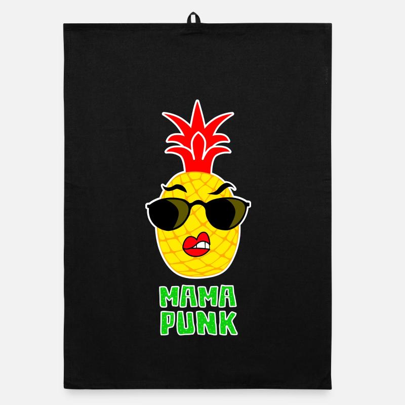 Mama Punk Pineapple Organic dish towel