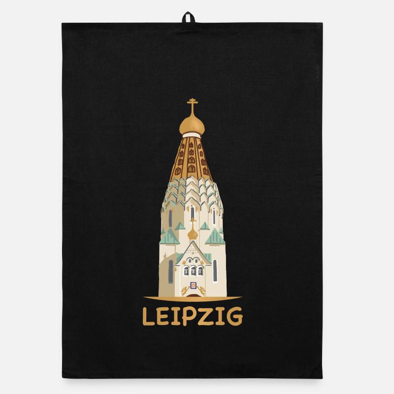 Leipzig, Église du Souvenir russe, dessin Torchon bio