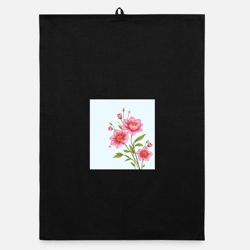 Flower Organic dish towel