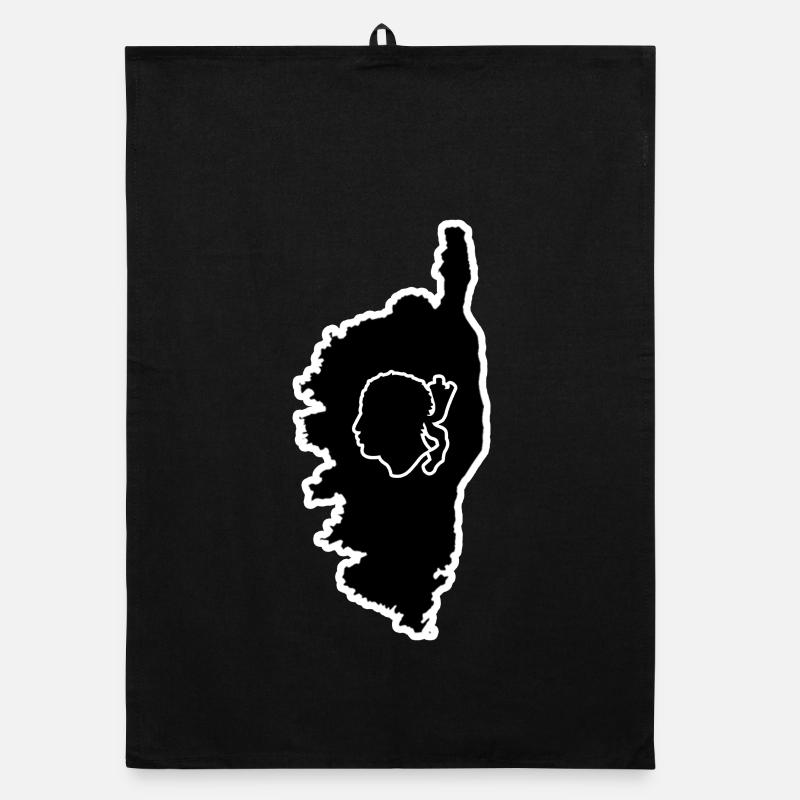 Corsica Corsica Island Flag Symbol Gift Organic dish towel