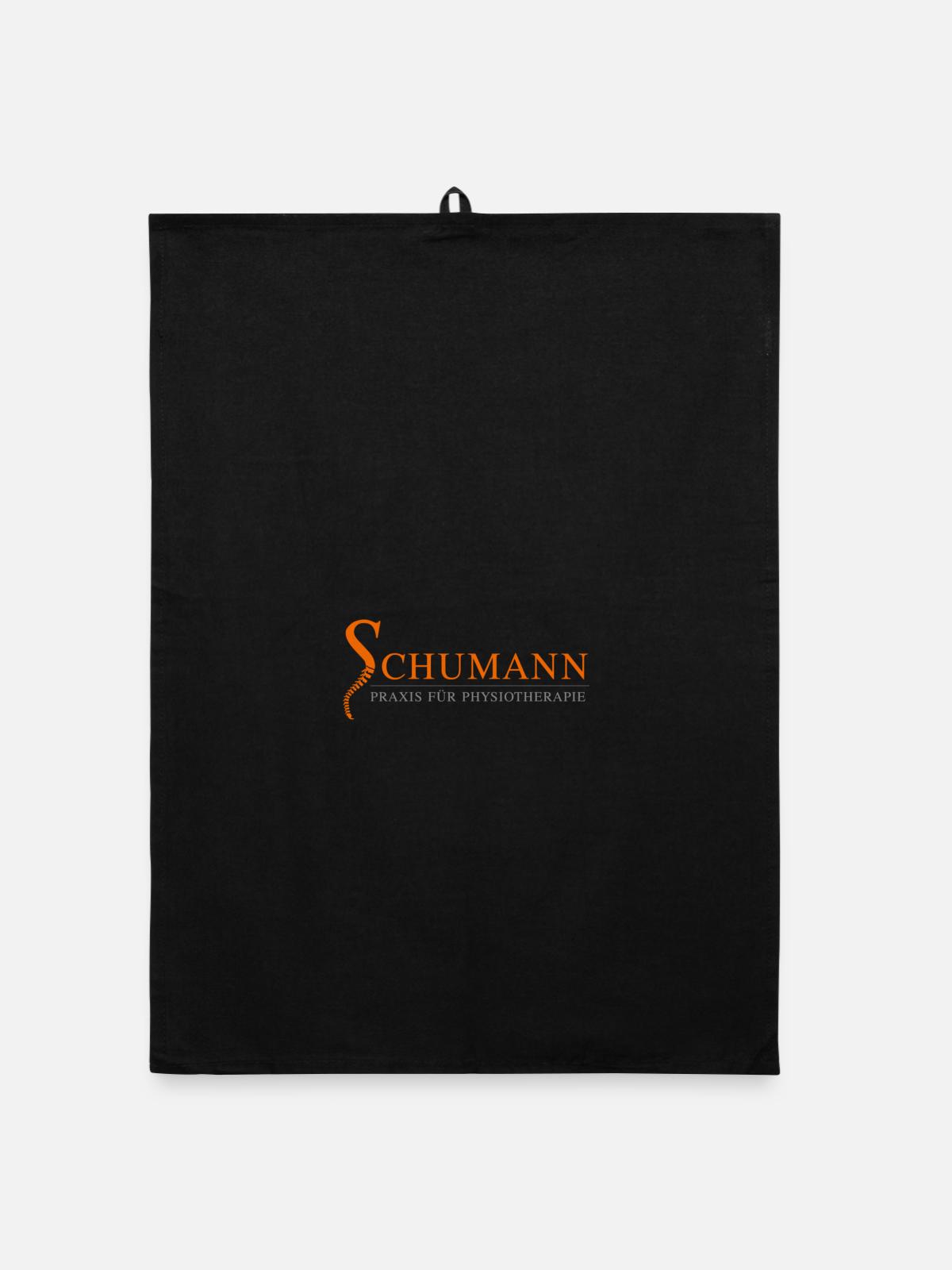 Physio Schumann Colourful - Organic Geschirrtuch - Schwarz - Vorne