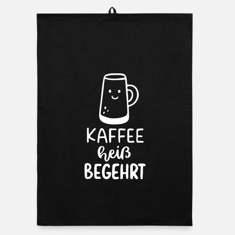 Kaffee heiß Begehrt Becher Organic Geschirrtuch