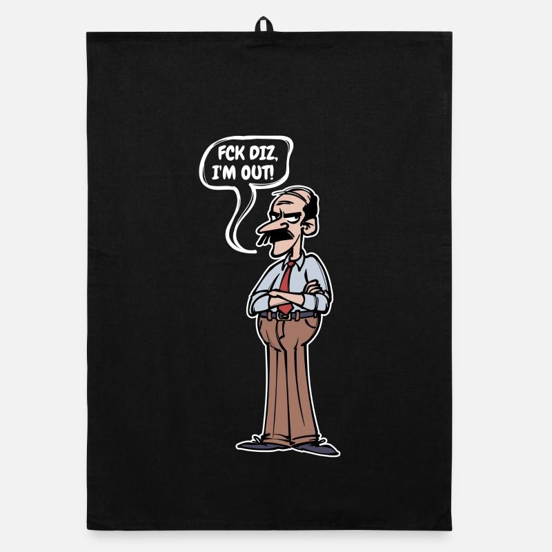 Retirement Farewell Statement Senior Leisure Organic dish towel