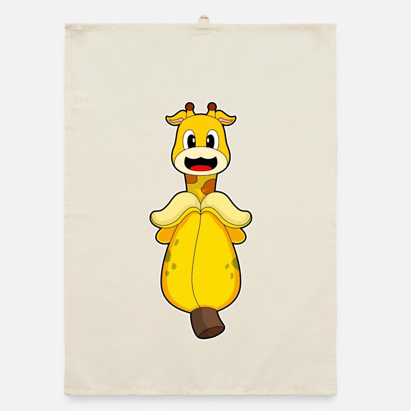 Girafe Banane Torchon bio