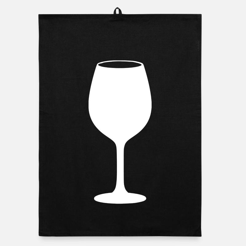 Wine Wine Glass Red Wine Drinker Gift Organic dish towel