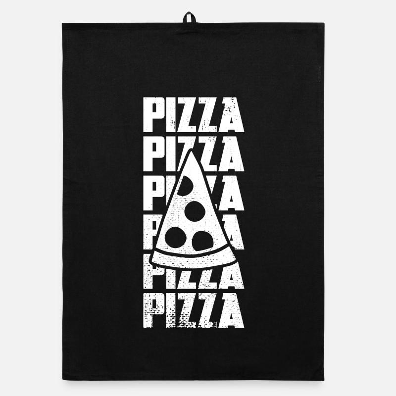 Stück Pizza Organic Geschirrtuch