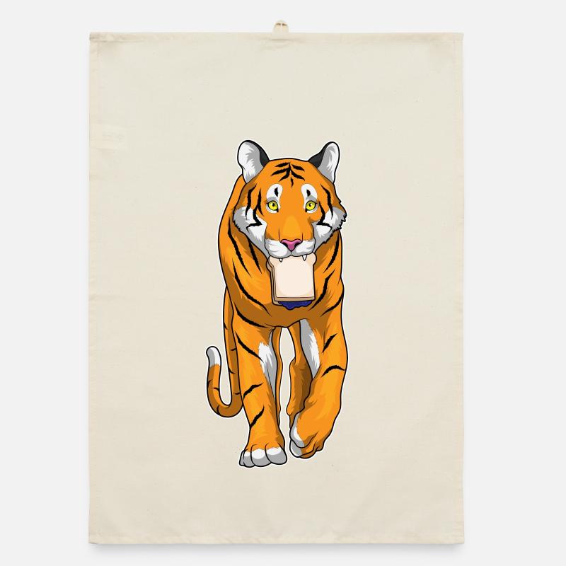 Tiger Sandwich Organic dish towel