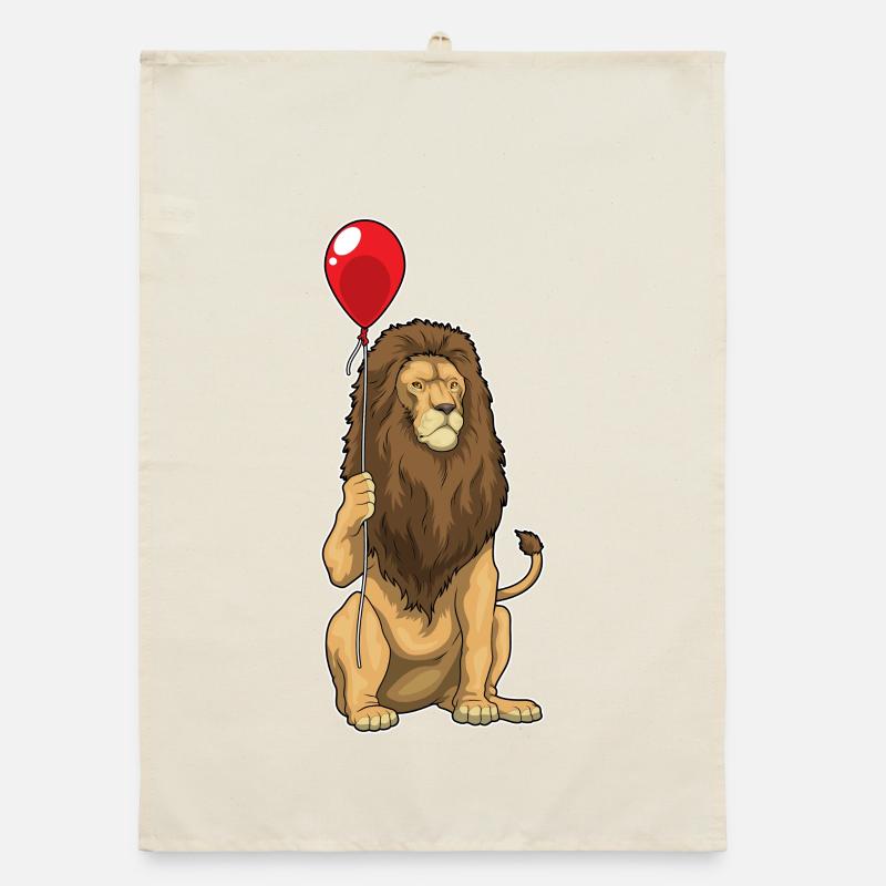 Lion Balloon Organic dish towel