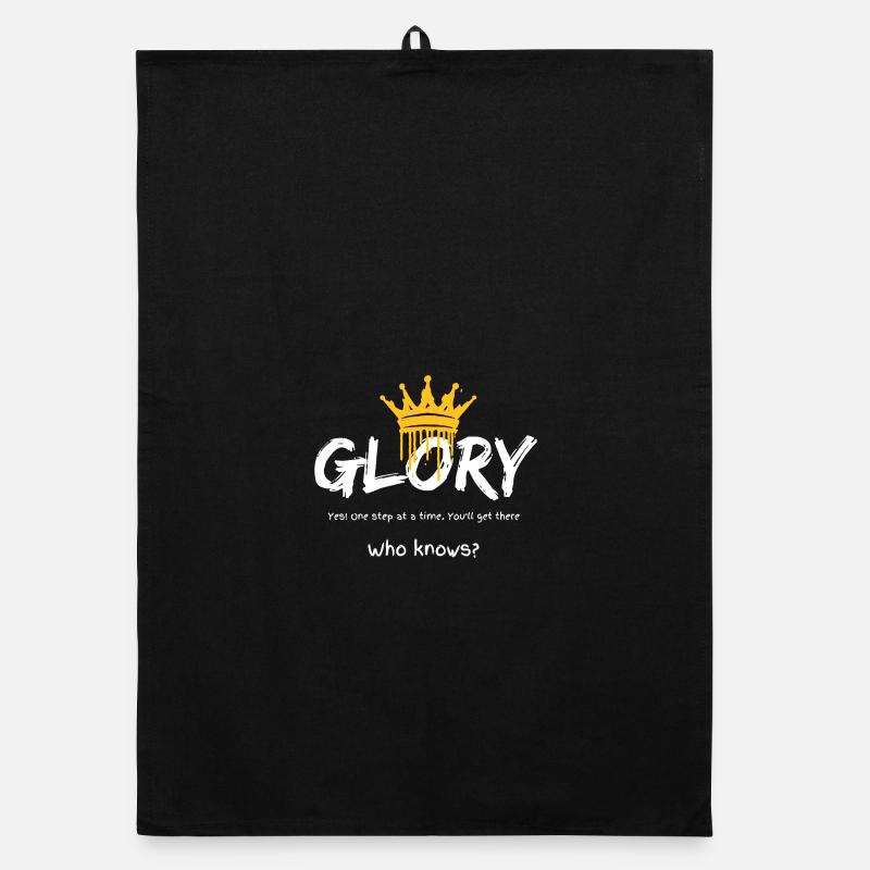 Glory Crown Graffiti Organic Geschirrtuch