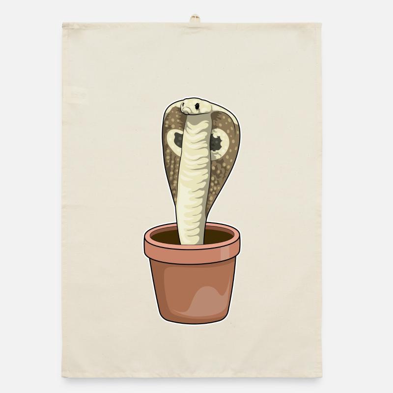Pot de fleurs de serpent Torchon bio