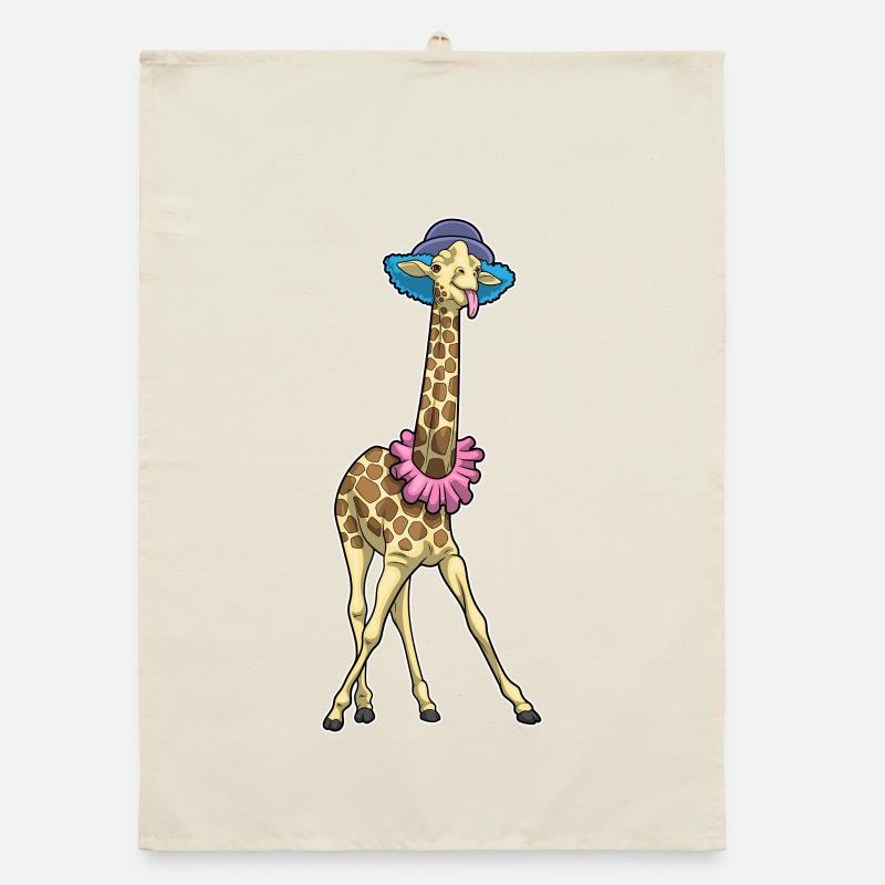 Clown girafe Torchon bio