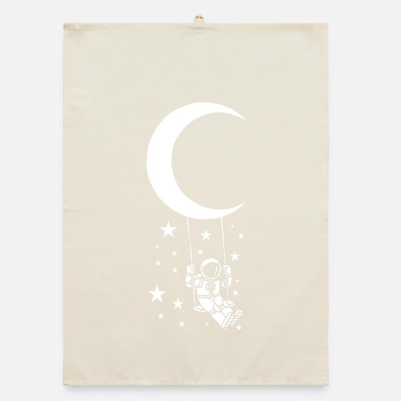 Swing on the Moon Organic dish towel
