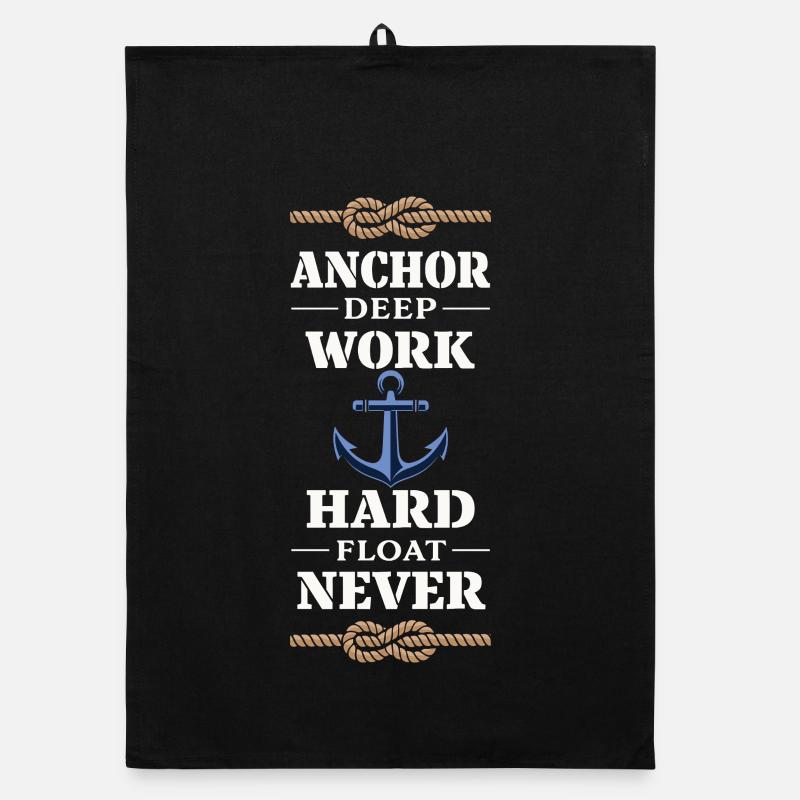 Seamanship Gift for Deckhand Ocean Work Organic dish towel