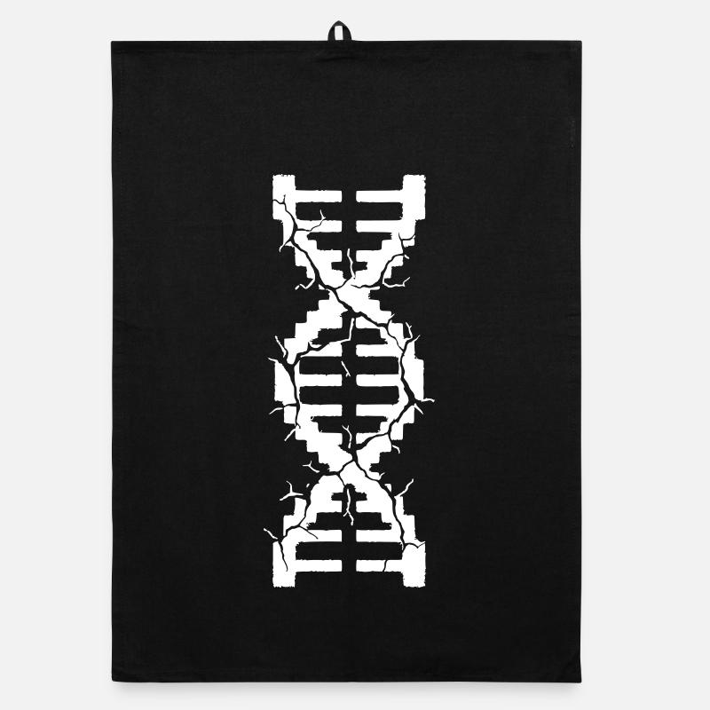 Destroyed DNA Helix Mutation Organic dish towel