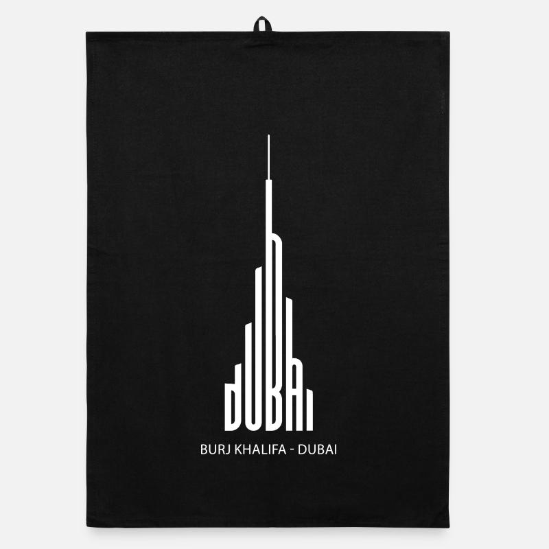 Touristes de la capitale de Dubaï, Émirats arabes unis : Vacances aux Émirats Torchon bio