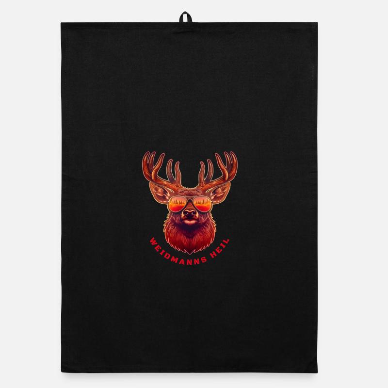 Deer Head Weidmann's Salvation Hunting Trophy Hunter Organic dish towel