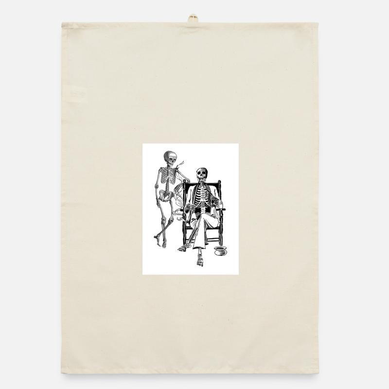 Skeleton Organic dish towel